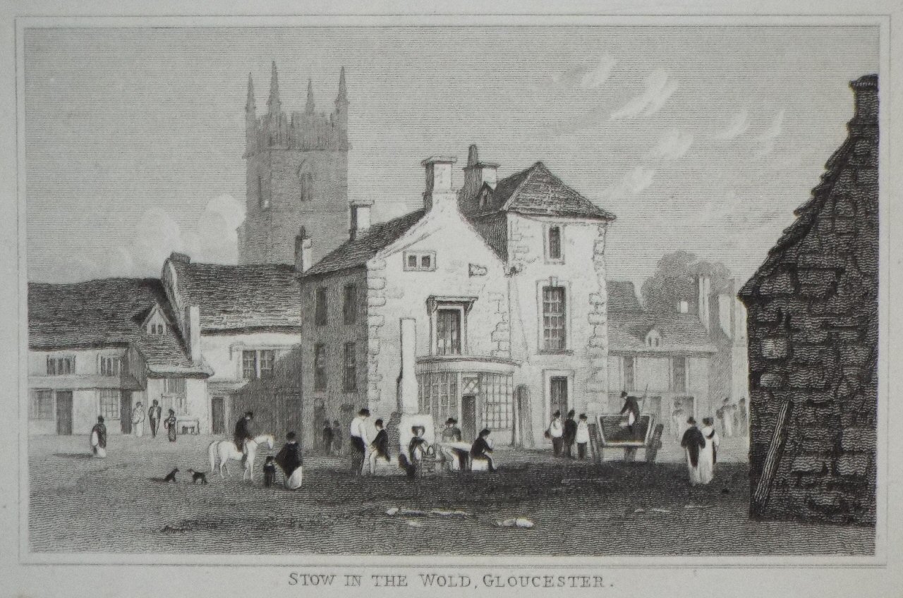 Print - Stow in the Wold, Gloucester.